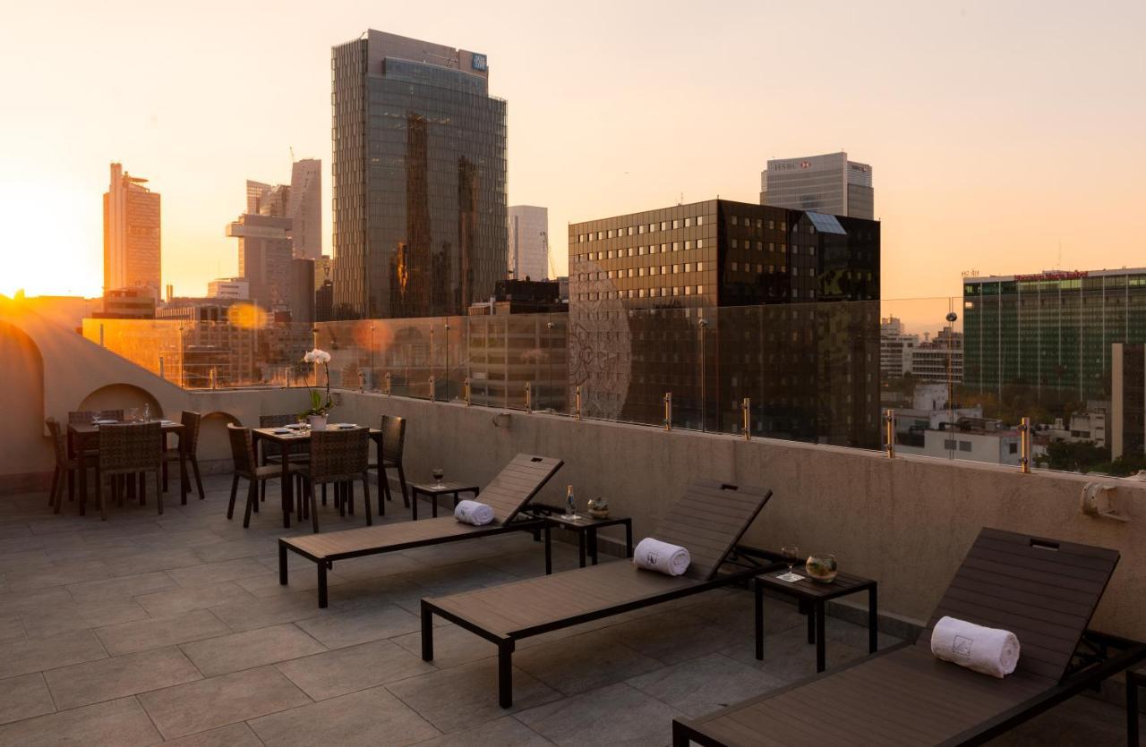Eurostars Zona Rosa Suites Mexico City Exteriör bild Rooftop pool at the Hotel Indigo Los Angeles Downtown