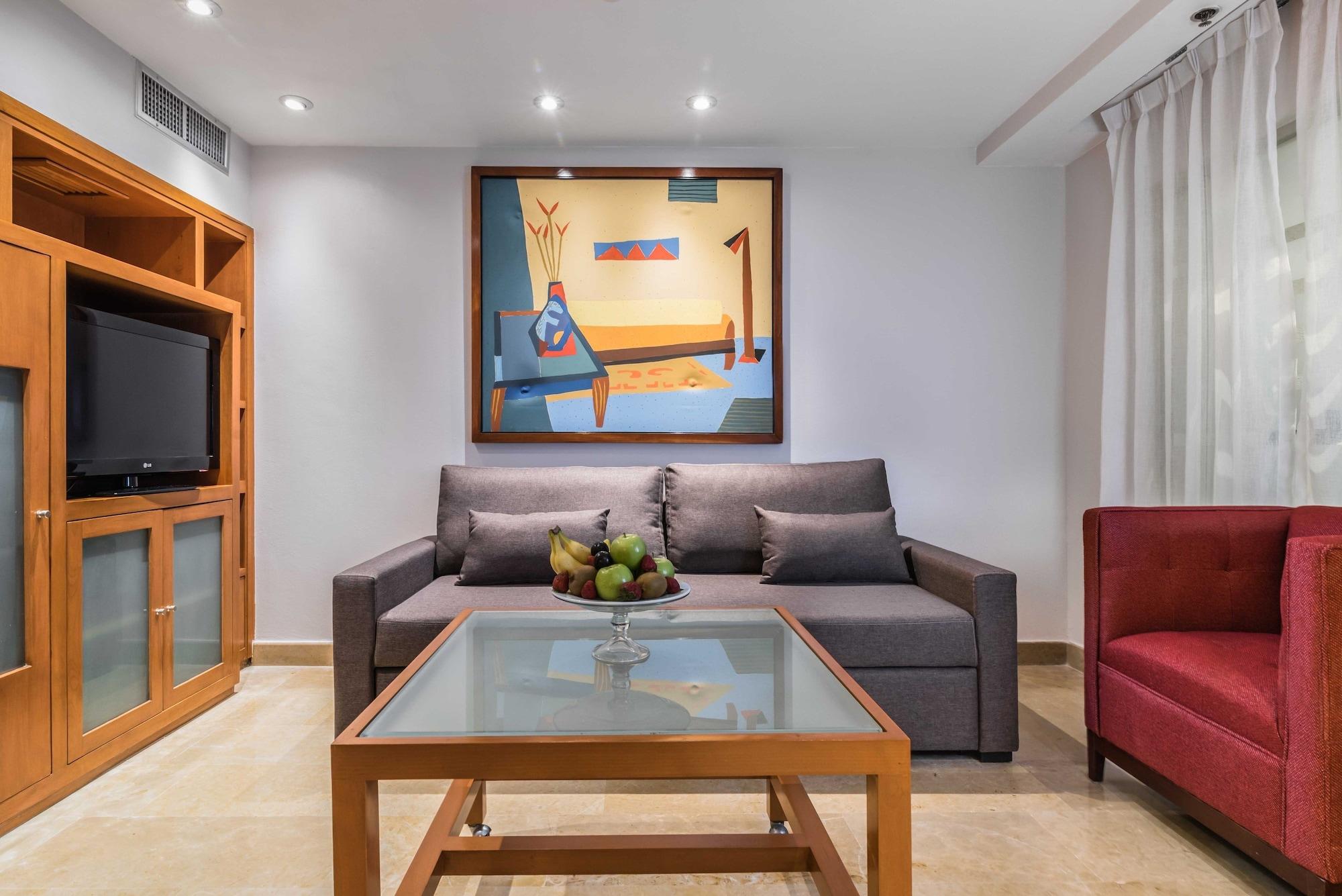 Eurostars Zona Rosa Suites Mexico City Exteriör bild A living room at the hotel