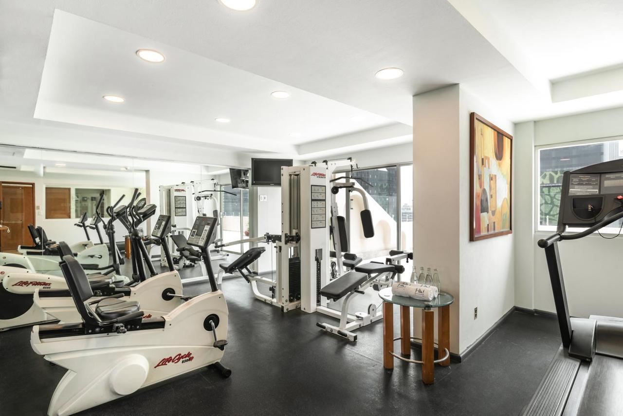 Eurostars Zona Rosa Suites Mexico City Exteriör bild The gym at the hotel